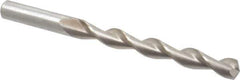 Chicago-Latrobe - 7/16" 135° High Speed Steel Jobber Drill - Bright Finish, Right Hand Cut, Parabolic Flute, Straight Shank, 5-1/2" OAL, Split Point - Apex Tool & Supply