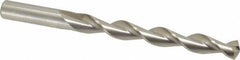 Chicago-Latrobe - 15/32" 135° High Speed Steel Jobber Drill - Bright Finish, Right Hand Cut, Parabolic Flute, Straight Shank, 5-3/4" OAL, Split Point - Apex Tool & Supply