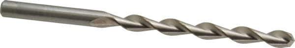 Chicago-Latrobe - Letter C 135° High Speed Steel Jobber Drill - Bright Finish, Right Hand Cut, Parabolic Flute, Straight Shank, 4" OAL, Split Point - Apex Tool & Supply