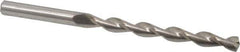 Chicago-Latrobe - Letter G 135° High Speed Steel Jobber Drill - Bright Finish, Right Hand Cut, Parabolic Flute, Straight Shank, 4-1/8" OAL, Split Point - Apex Tool & Supply