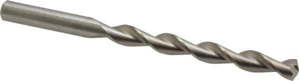 Chicago-Latrobe - Letter O 135° High Speed Steel Jobber Drill - Bright Finish, Right Hand Cut, Parabolic Flute, Straight Shank, 4-1/2" OAL, Split Point - Apex Tool & Supply