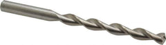 Chicago-Latrobe - Letter O 135° High Speed Steel Jobber Drill - Bright Finish, Right Hand Cut, Parabolic Flute, Straight Shank, 4-1/2" OAL, Split Point - Apex Tool & Supply