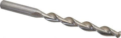 Chicago-Latrobe - Letter T 135° High Speed Steel Jobber Drill - Bright Finish, Right Hand Cut, Parabolic Flute, Straight Shank, 4-7/8" OAL, Split Point - Apex Tool & Supply