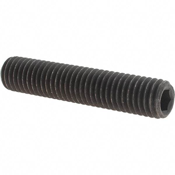 Value Collection - 1/2-13 UNC, 2-1/2" OAL, Cup Point Set Screw - Grade 8 Alloy Steel, 1/4" Key - Apex Tool & Supply
