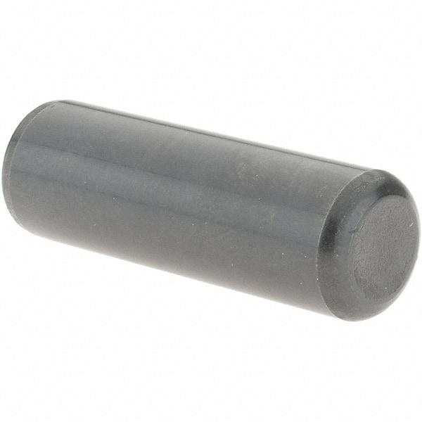Value Collection - 1/2" Diam x 1-1/2" Pin Length Grade 8 Alloy Steel Standard Dowel Pin - Bright Finish, C 47-58 & C 60 (Surface) Hardness, 29,450 Lb (Single Shear), 58,900 Lb (Double Shear) Breaking Strength, 1 Beveled & 1 Rounded End - Apex Tool & Supply