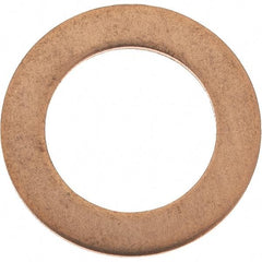 Value Collection - 7/16 SAE, 29/64" ID x 11/16" OD Oil Drain Plug Gasket - 1/32" Thick, Copper - Apex Tool & Supply