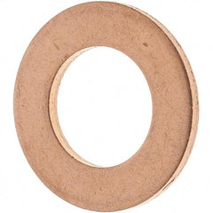 Value Collection - 7/16 SAE, 15/32" ID x 13/16" OD Oil Drain Plug Gasket - 1/16" Thick, Copper - Apex Tool & Supply