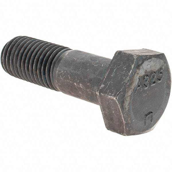Value Collection - 7/8-9 Thread, 3" Length Under Head, Hex Head Bolt - A325 Steel, Uncoated - Apex Tool & Supply