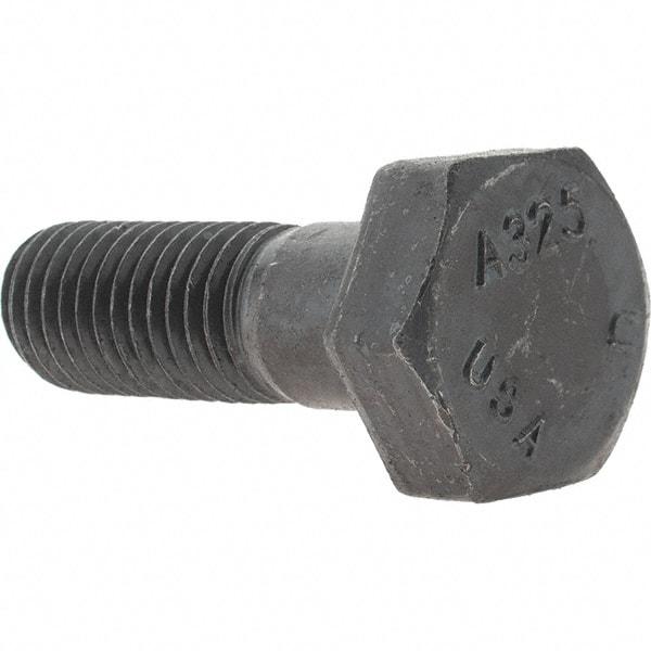 Value Collection - 5/8-11 Thread, 2" Length Under Head, Hex Head Bolt - A325 Steel, Uncoated - Apex Tool & Supply
