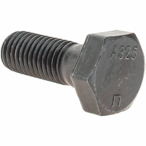 Value Collection - 5/8-11 Thread, 1-3/4" Length Under Head, Hex Head Bolt - A325 Steel, Uncoated - Apex Tool & Supply