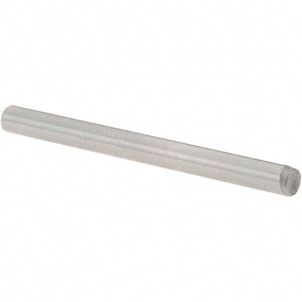 Value Collection - 1/8" Diam x 1-1/2" Pin Length Grade 8 Alloy Steel Standard Dowel Pin - C 50-58 Hardness, 3,200 Lb Breaking Strength, 1 Beveled & 1 Rounded End - Apex Tool & Supply