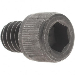 Value Collection - 5/16-18 UNC Hex Socket Drive, Socket Cap Screw - Alloy Steel, Black Oxide Finish, Fully Threaded, 3/8" Length Under Head - Apex Tool & Supply