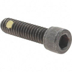 Value Collection - 1/4-20 UNC Hex Socket Drive, Socket Cap Screw - Alloy Steel, Black Oxide Finish, Fully Threaded, 1" Length Under Head - Apex Tool & Supply