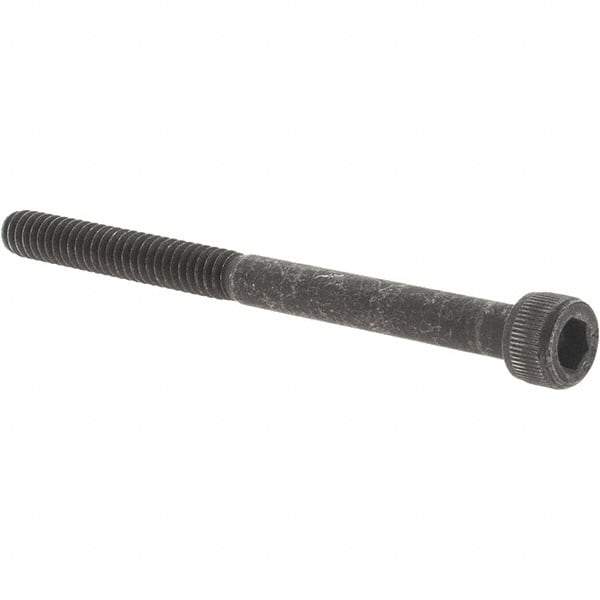 Value Collection - #10-24 UNC Hex Socket Drive, Socket Cap Screw - Alloy Steel, Black Oxide Finish, Partially Threaded, 2-1/2" Length Under Head - Apex Tool & Supply