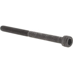 Value Collection - #10-24 UNC Hex Socket Drive, Socket Cap Screw - Alloy Steel, Black Oxide Finish, Partially Threaded, 2-1/2" Length Under Head - Apex Tool & Supply