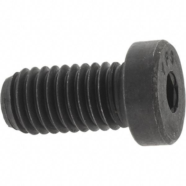 Value Collection - 1/2-13 UNC Hex Socket Drive, Low Socket Cap Screw - Alloy Steel, Black Oxide Finish, Fully Threaded, 1" Length Under Head - Apex Tool & Supply