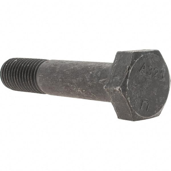 Value Collection - 7/8-9 Thread, 4-1/4" Length Under Head, Hex Head Bolt - A325 Steel, Uncoated - Apex Tool & Supply