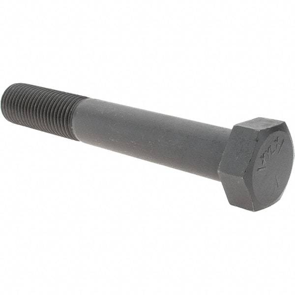 Value Collection - 1-1/2 - 6 UNC, 10" Length Under Head Hex Head Cap Screw - Partially Threaded, Grade 5 Steel, Uncoated, 2-1/4" Hex - Apex Tool & Supply
