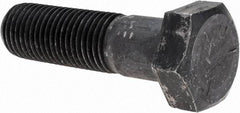 Value Collection - 1-1/4 - 7 UNC, 4-1/2" Length Under Head Hex Head Cap Screw - Partially Threaded, Grade 5 Steel, Uncoated, 1-7/8" Hex - Apex Tool & Supply