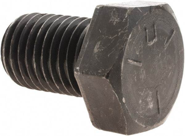 Value Collection - 1-8 UNC, 1-1/2" Length Under Head Hex Head Cap Screw - Fully Threaded, Grade 5 Steel, Uncoated, 1-1/2" Hex - Apex Tool & Supply
