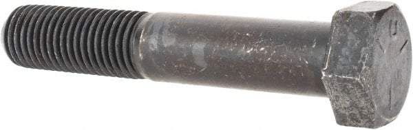 Value Collection - 7/8-9 UNC, 5" Length Under Head Hex Head Cap Screw - Partially Threaded, Grade 5 Steel, Uncoated, 1-5/16" Hex - Apex Tool & Supply