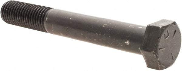 Value Collection - 3/4-10 UNC, 5-1/2" Length Under Head Hex Head Cap Screw - Partially Threaded, Grade 5 Steel, Uncoated, 1-1/8" Hex - Apex Tool & Supply