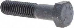 Value Collection - 3/8-16 UNC, 1-3/4" Length Under Head Hex Head Cap Screw - Partially Threaded, Grade 5 Steel, Uncoated, 9/16" Hex - Apex Tool & Supply