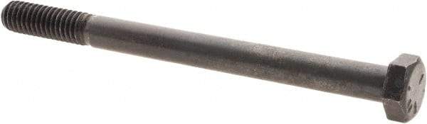 Value Collection - 5/16-18 UNC, 4" Length Under Head Hex Head Cap Screw - Partially Threaded, Grade 5 Steel, Uncoated, 1/2" Hex - Apex Tool & Supply