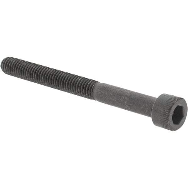 Value Collection - #10-32 UNF Hex Socket Drive, Socket Cap Screw - Alloy Steel, Black Oxide Finish, Partially Threaded, 2" Length Under Head - Apex Tool & Supply