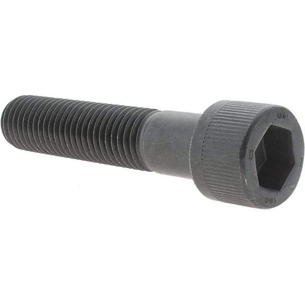 Value Collection - 3/4-10 UNC Hex Socket Drive, Socket Cap Screw - Alloy Steel, Black Oxide Finish, Partially Threaded, 3-1/2" Length Under Head - Apex Tool & Supply