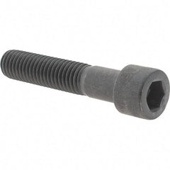 Value Collection - 1/2-13 UNC Hex Socket Drive, Socket Cap Screw - Alloy Steel, Black Oxide Finish, Partially Threaded, 2-1/2" Length Under Head - Apex Tool & Supply