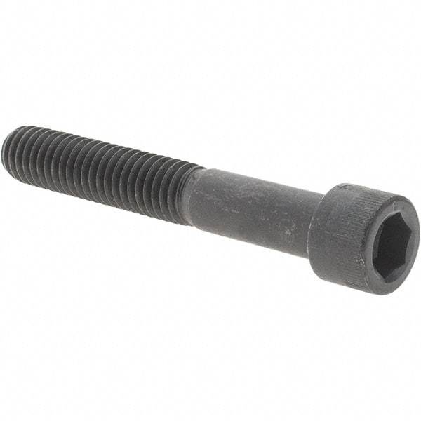 Value Collection - 3/8-16 UNC Hex Socket Drive, Socket Cap Screw - Alloy Steel, Black Oxide Finish, Partially Threaded, 2-1/2" Length Under Head - Apex Tool & Supply