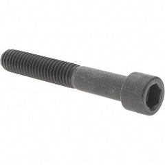 Value Collection - 3/8-16 UNC Hex Socket Drive, Socket Cap Screw - Alloy Steel, Black Oxide Finish, Partially Threaded, 2-1/2" Length Under Head - Apex Tool & Supply