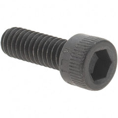 Value Collection - #8-32 UNC Hex Socket Drive, Socket Cap Screw - Alloy Steel, Black Oxide Finish, Fully Threaded, 1/2" Length Under Head - Apex Tool & Supply
