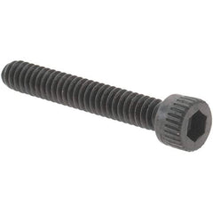 Value Collection - #4-40 UNC Hex Socket Drive, Socket Cap Screw - Alloy Steel, Black Oxide Finish, Fully Threaded, 3/4" Length Under Head - Apex Tool & Supply
