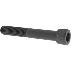 Value Collection - M12x1.75 Metric Coarse Hex Socket Drive, Socket Cap Screw - Grade 12.9 Alloy Steel, Black Oxide Finish, Partially Threaded, 80mm Length Under Head - Apex Tool & Supply