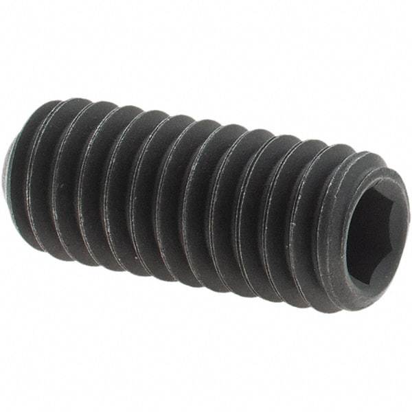 Value Collection - 5/16-18 UNC, 3/4" OAL, Cup Point Set Screw - Grade 8 Alloy Steel, 5/32" Key - Apex Tool & Supply