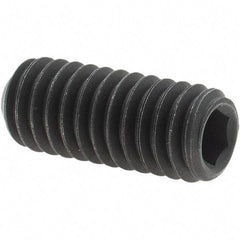 Value Collection - 5/16-18 UNC, 3/4" OAL, Cup Point Set Screw - Grade 8 Alloy Steel, 5/32" Key - Apex Tool & Supply