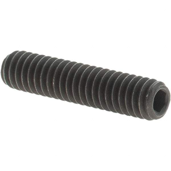 Value Collection - #8-32 UNC, 3/4" OAL, Cup Point Set Screw - Grade 8 Alloy Steel, 5/64" Key - Apex Tool & Supply