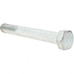 Value Collection - 3/4-10 UNC, 6" Length Under Head Hex Head Cap Screw - Partially Threaded, Grade 5 Steel, Zinc-Plated Finish, 1-1/8" Hex - Apex Tool & Supply