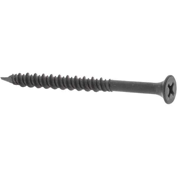 Value Collection - #8, 2-1/4" OAL, Phillips Drive Bugle Head, Steel Drywall Screws - Uncoated, Grade 2 - Apex Tool & Supply