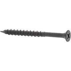 Value Collection - #8, 2-1/4" OAL, Phillips Drive Bugle Head, Steel Drywall Screws - Uncoated, Grade 2 - Apex Tool & Supply
