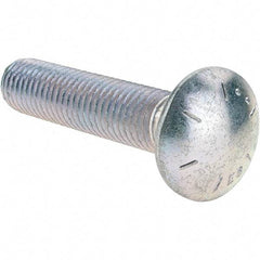 Value Collection - 5/8-11 UNC 3" Length Under Head, Standard Square Neck, Carriage Bolt - Grade 8 Alloy Steel, Zinc Trivalent Chromate Finish - Apex Tool & Supply