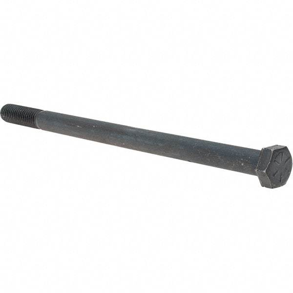 Value Collection - 1/2-13 UNC, 8-1/2" Length Under Head Hex Head Cap Screw - Partially Threaded, Grade 8 Alloy Steel, Uncoated, 3/4" Hex - Apex Tool & Supply