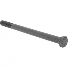 Value Collection - 1/2-13 UNC, 7" Length Under Head Hex Head Cap Screw - Partially Threaded, Grade 8 Alloy Steel, Uncoated, 3/4" Hex - Apex Tool & Supply