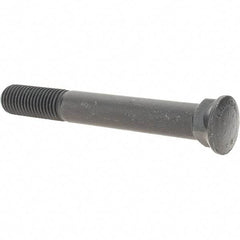 Value Collection - 3/4-10 UNC, 6" OAL, Alloy Steel Plow Bolt - Uncoated, Grade 8 - Apex Tool & Supply