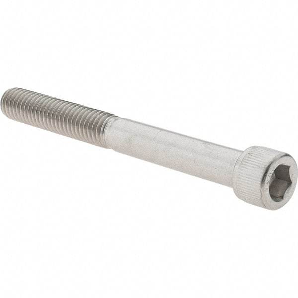 Value Collection - 3/8-16 UNC Hex Socket Drive, Socket Cap Screw - Grade 18-8 Stainless Steel, 3-1/2" Length Under Head - Apex Tool & Supply