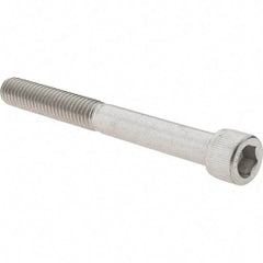 Value Collection - 3/8-16 UNC Hex Socket Drive, Socket Cap Screw - Grade 18-8 Stainless Steel, 3-1/2" Length Under Head - Apex Tool & Supply