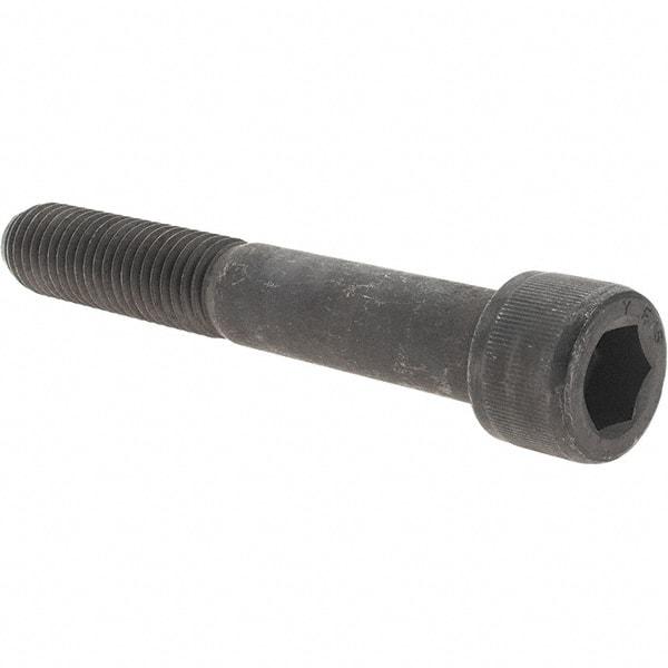 Value Collection - 5/8-11 UNC Hex Socket Drive, Socket Cap Screw - Alloy Steel, Black Oxide Finish, Partially Threaded, 4-1/4" Length Under Head - Apex Tool & Supply