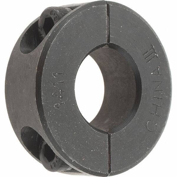 Value Collection - 14mm Bore, Steel, Two Piece Shaft Collar - 1-1/4" Outside Diam - Apex Tool & Supply